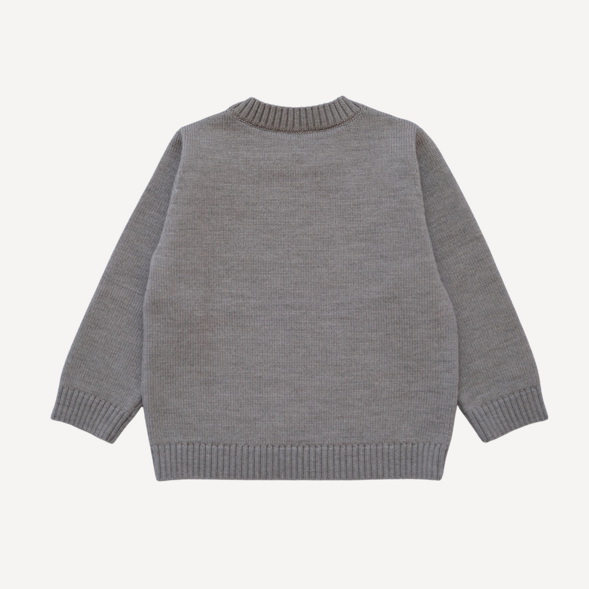 Oatmeal merino wool children's sweater by TANSY