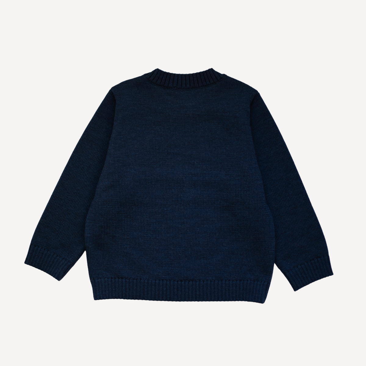 TANSY classic navy merino wool sweater for children